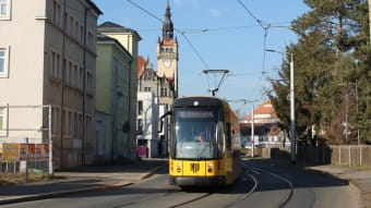 Bild von der Straßenbahnlinie 12