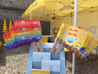 DVB-Stand beim CSD