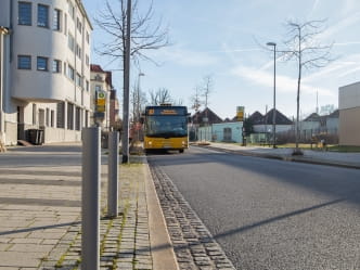 Linie 87 endet künftig in Tolkewitz, Bild vom Endpunkt