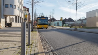 Linie 87 endet künftig in Tolkewitz, Bild vom Endpunkt