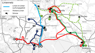 Linienverlauf Planfall 3