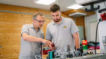 Bild in den Räumen der DVB-Ausbildung