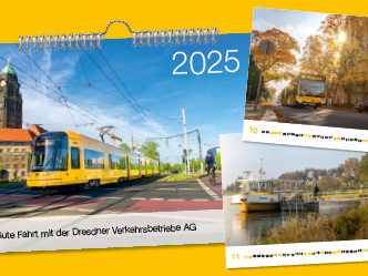 Jetzt erhältlich: Bus-Adventskalender für 2024 und DVB-Kalender für 
