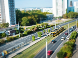 Straßenbahn in Dresden