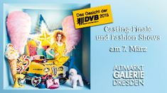Kampagnenmotiv zum Gesicht der DVB 2015 - Casting Finale am 7. März