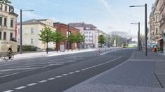 Visualisierung der ausgebauten Königsbrücker Straße