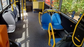 Bild vom Kunstledersitze