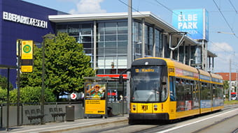 Linie 13 fährt ab 26.8. bis nach Kaditz