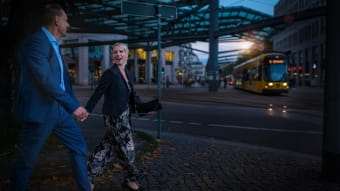 Pärchen am Postplatz