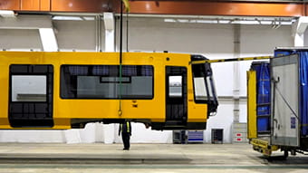 Bild vom ersten Wagenteil des NGT DX DD