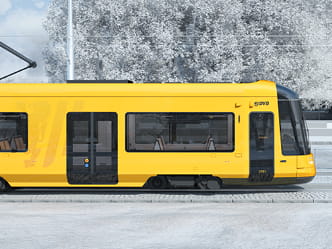 Dresden neue straßenbahn Trams in