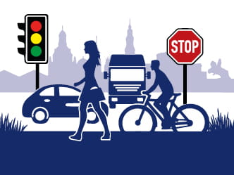 Grafik Straßenverkehr