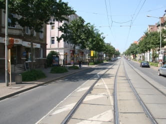 Bild von der Kesselsdorfer Straße