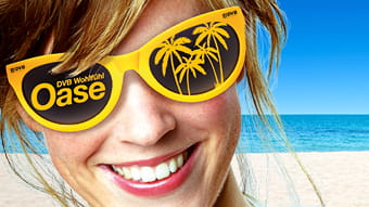 Frau mit DVB-Sonnenbrille