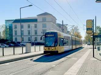 Bild von der Kreuzung Stauffenbergallee/Königsbrücker Straße
