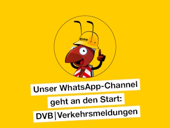 Emil Emsig auf gelbem Hintergrund