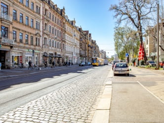 Baustart Königsbrücker Straße
