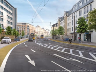 Visualisierung Königsbrücker Straße