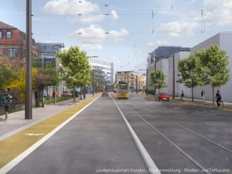 Visualisierung Königsbrücker Straße