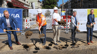 Baustart Königsbrücker Straße