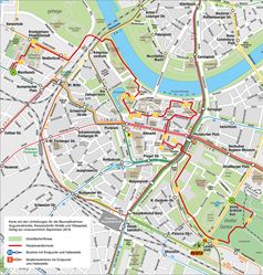 Karten mit Verlauf der Wandertour.