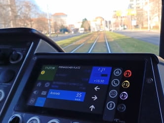 Bild vom Bordrechner