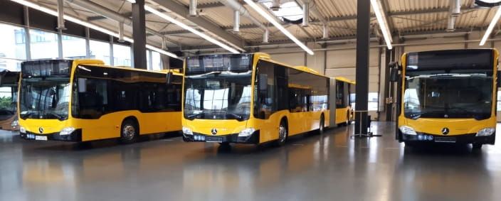 Neue Busse vom Typ CapaCity L