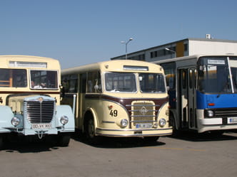 Foto 3 historische Busse