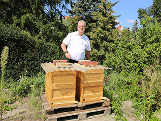 Hobby-Imker Torsten Mertens