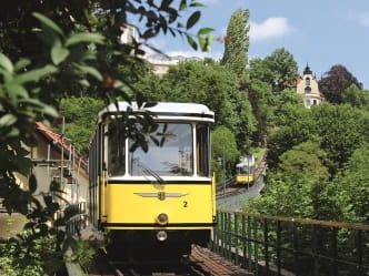 historische Dresdner Standseilbahn