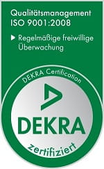 Qualitätsmanagementsiegel ISO 9001 2008