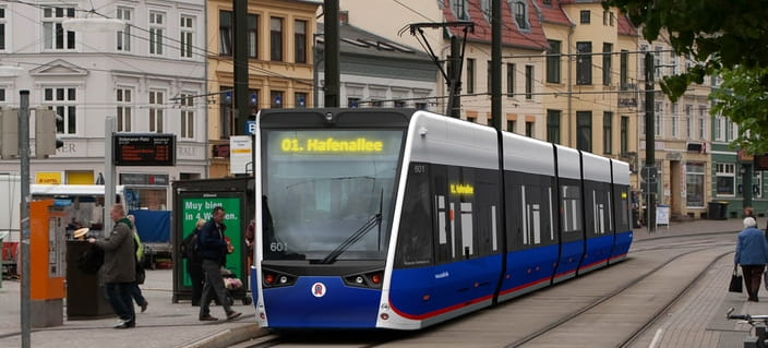 Rostocker Straßenbahn von Vossloh