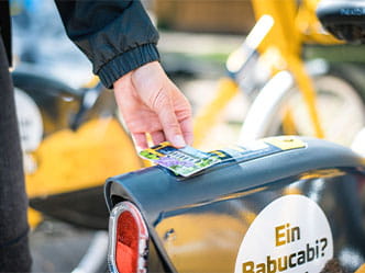 MOBIbike-Ausleihe mit der FAHRKARTE