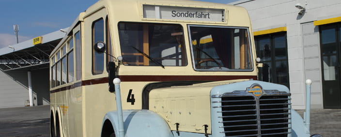 Photo of vintage bus