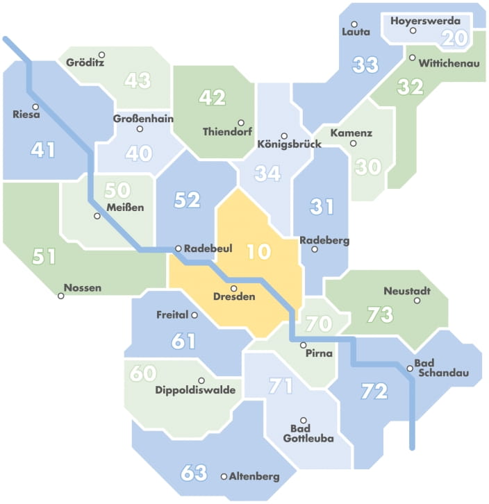Fare zones - DVB | Dresdner Verkehrsbetriebe AG Fare zones - DVB | Dresdner Verkehrsbetriebe AG