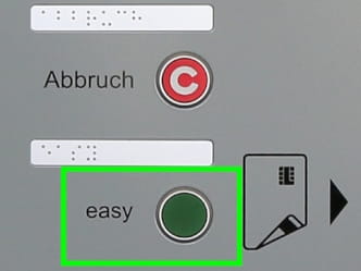 easy-Taste am stationären Fahrausweisautomaten