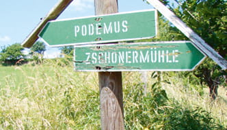 Wegweiser für Wanderer